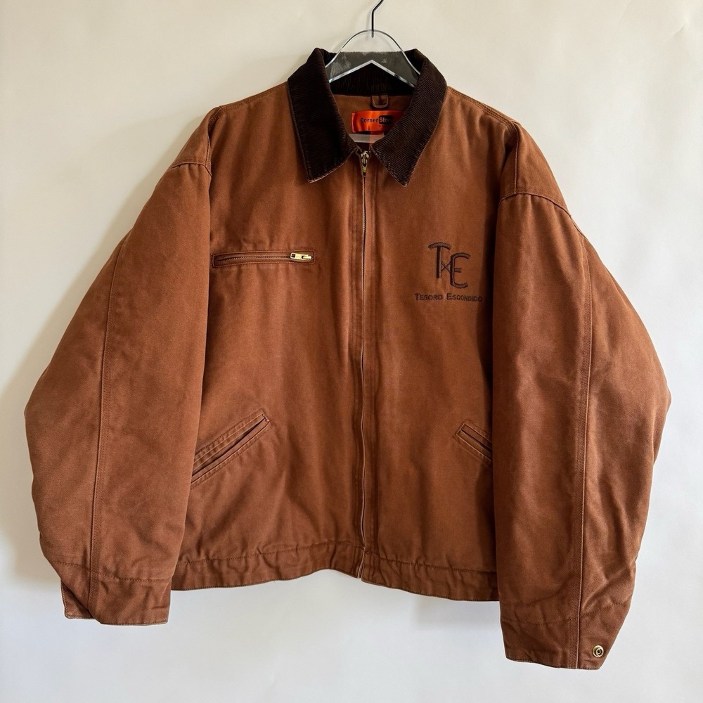Corner Stone Port Authority Barn Jacket XL Brown Tesoro Escondido Workwear Ranch